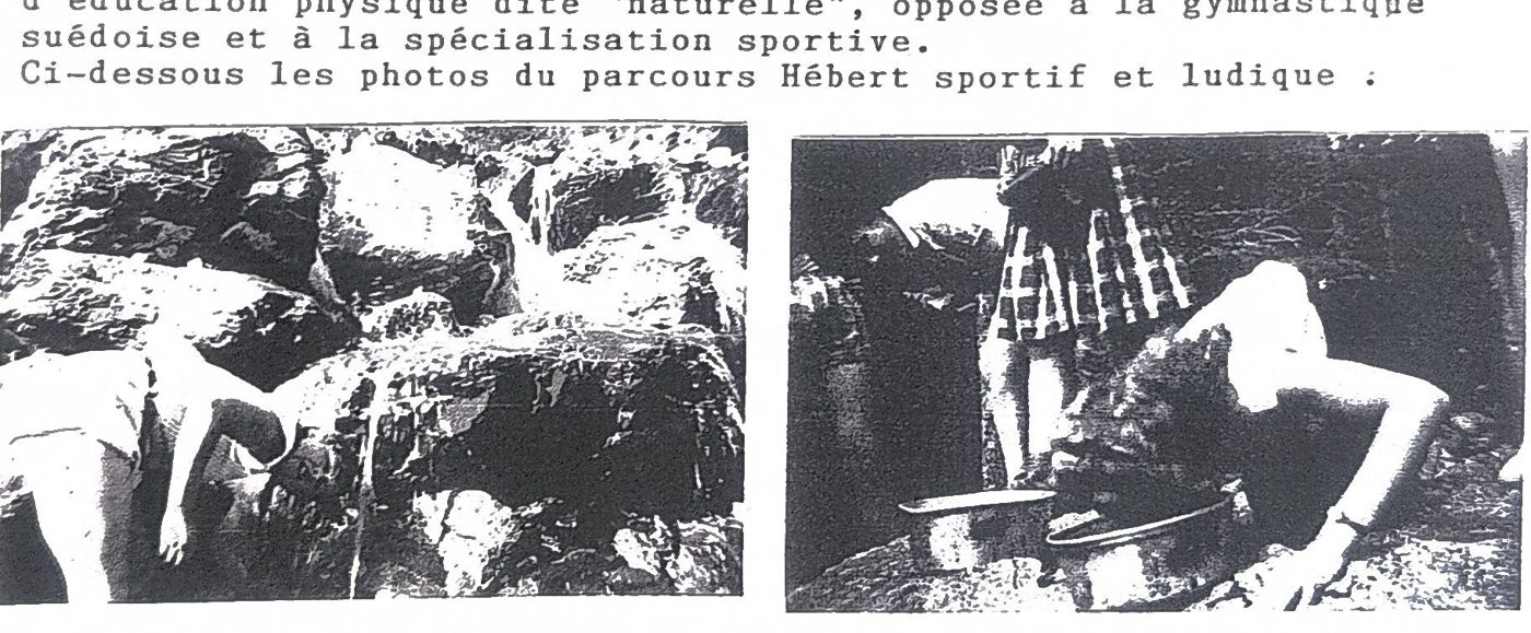 Page 57 de l'album, 1957 : les épreuves du parcours Hébert.