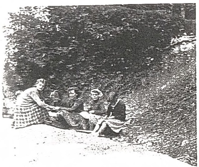 « Nicole aux pluches », légende manuscrite, avec l'année 1956.